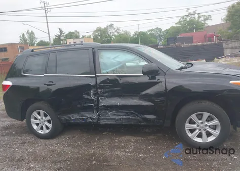 2012 Toyota Highlander Base V6 from USA, damaged, VIN 5TDBK3EH4CS153937